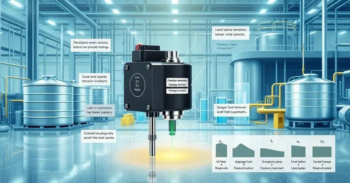 Aplicações do sensor de nível sanspray