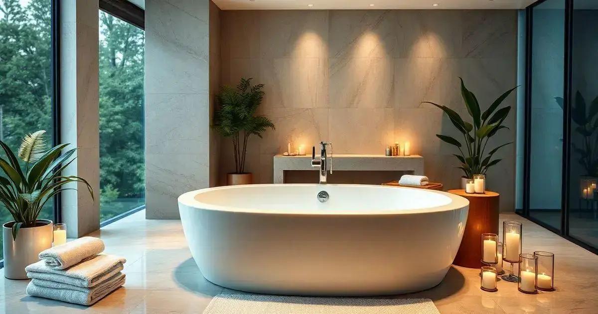 Banheira com aquecedor e hidro: inspirações de decoração