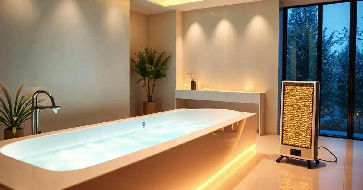 Benefícios de um aquecedor para banheira hidro