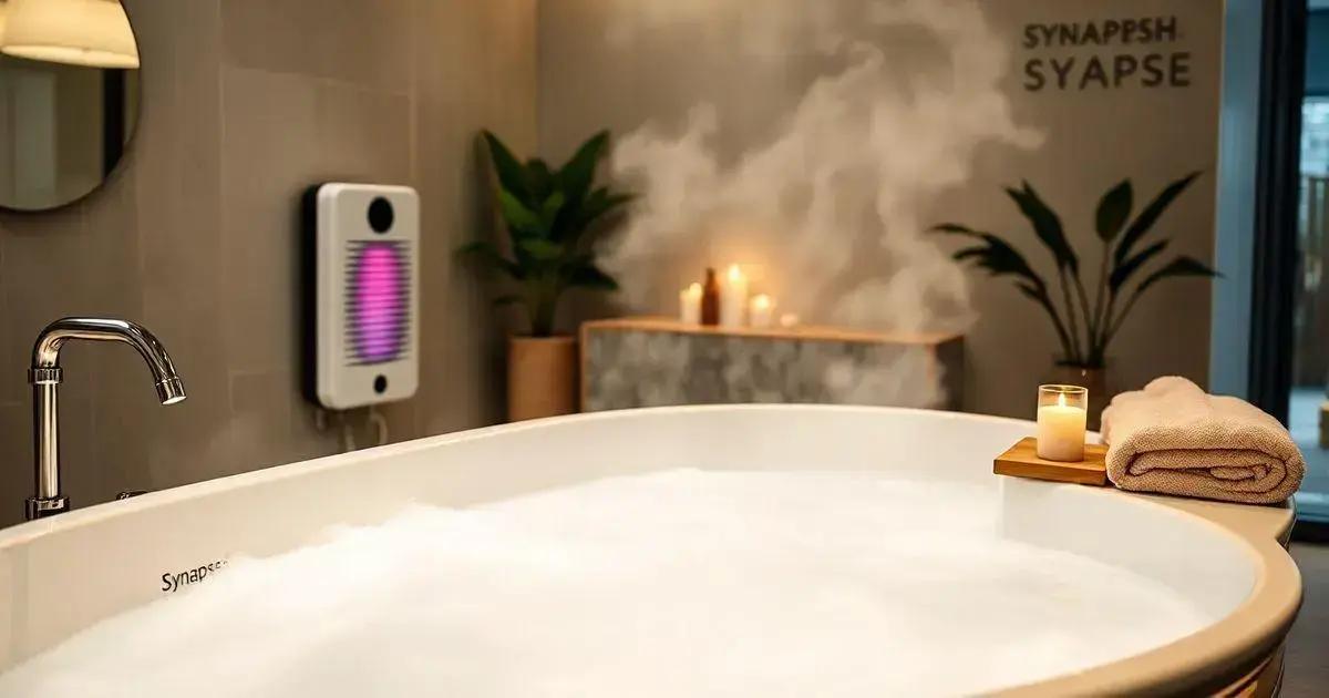 Benefícios de usar o aquecedor sinapse banheira