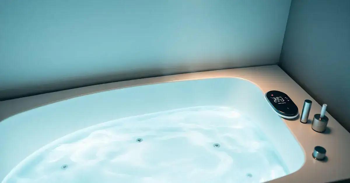 Como funciona um termostato de banheira hidro?