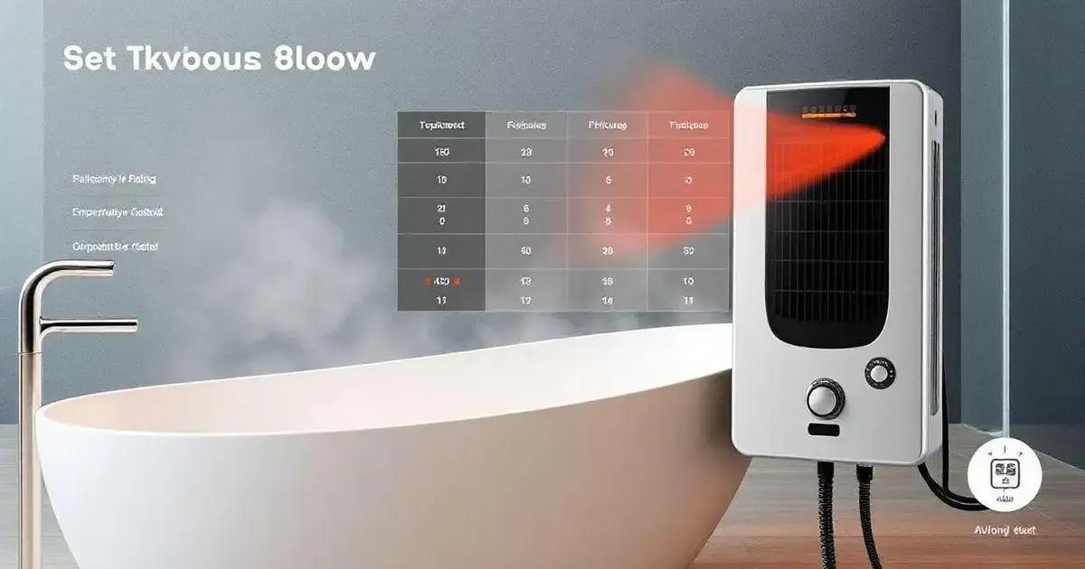 Comparação com outros modelos de aquecedores