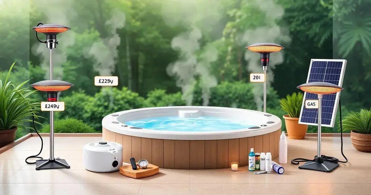 Comparação de preços de aquecedores de spa