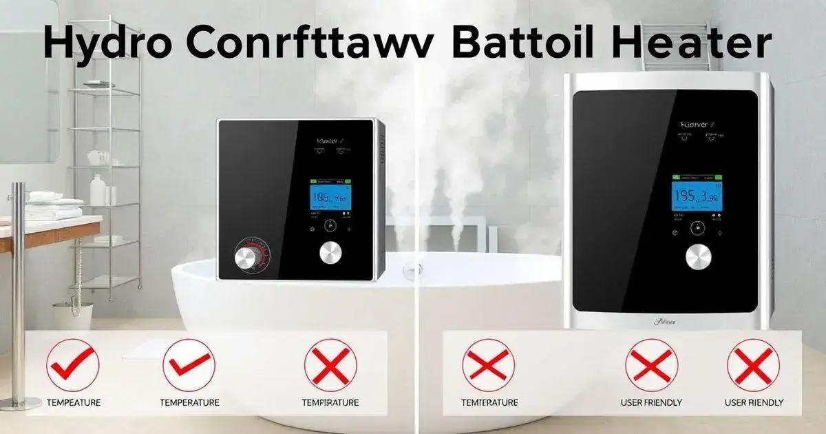 Comparação entre diferentes modelos de aquecedores