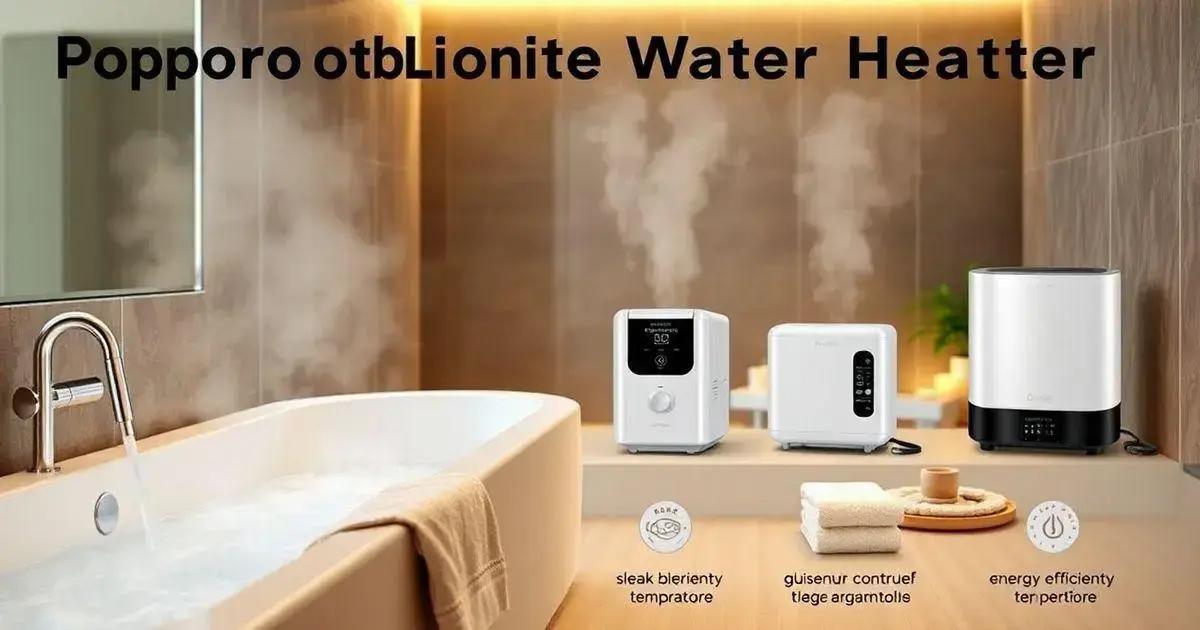 Comparativo entre modelos de aquecedores