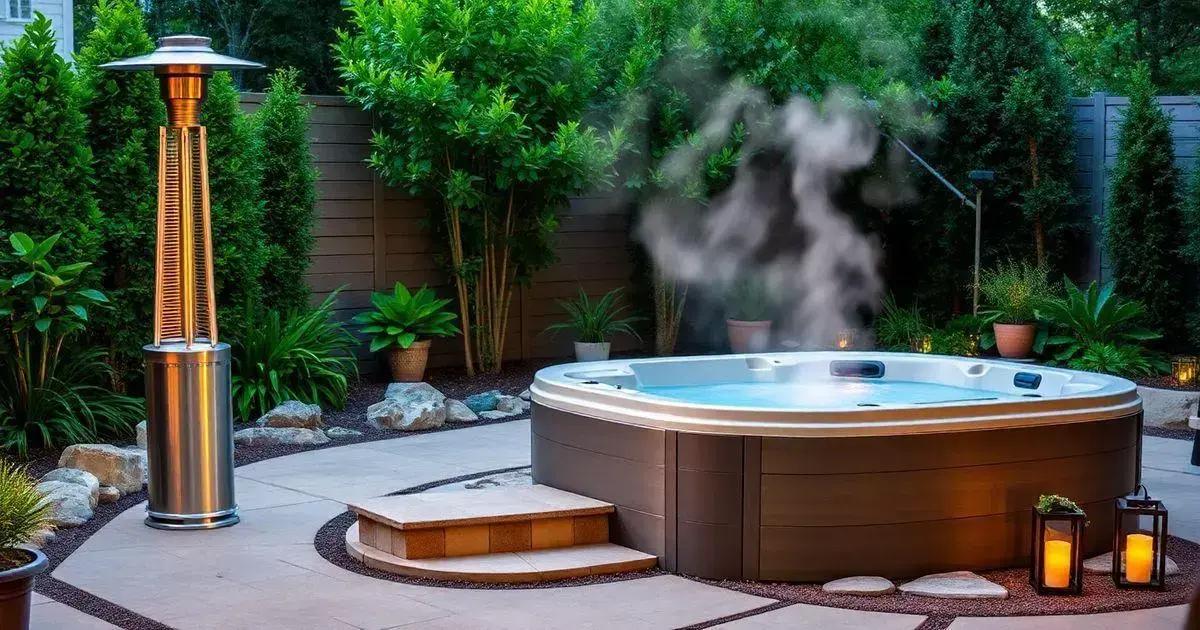 Instalação de aquecedor a gás em seu spa