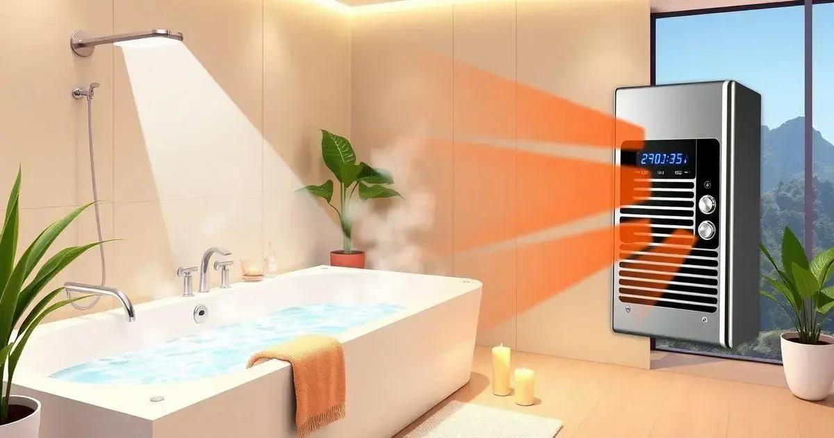 Instalação do aquecedor banheira 8000w