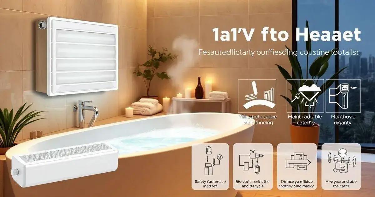 Instalação do aquecedor de banheira 110v: passo a passo