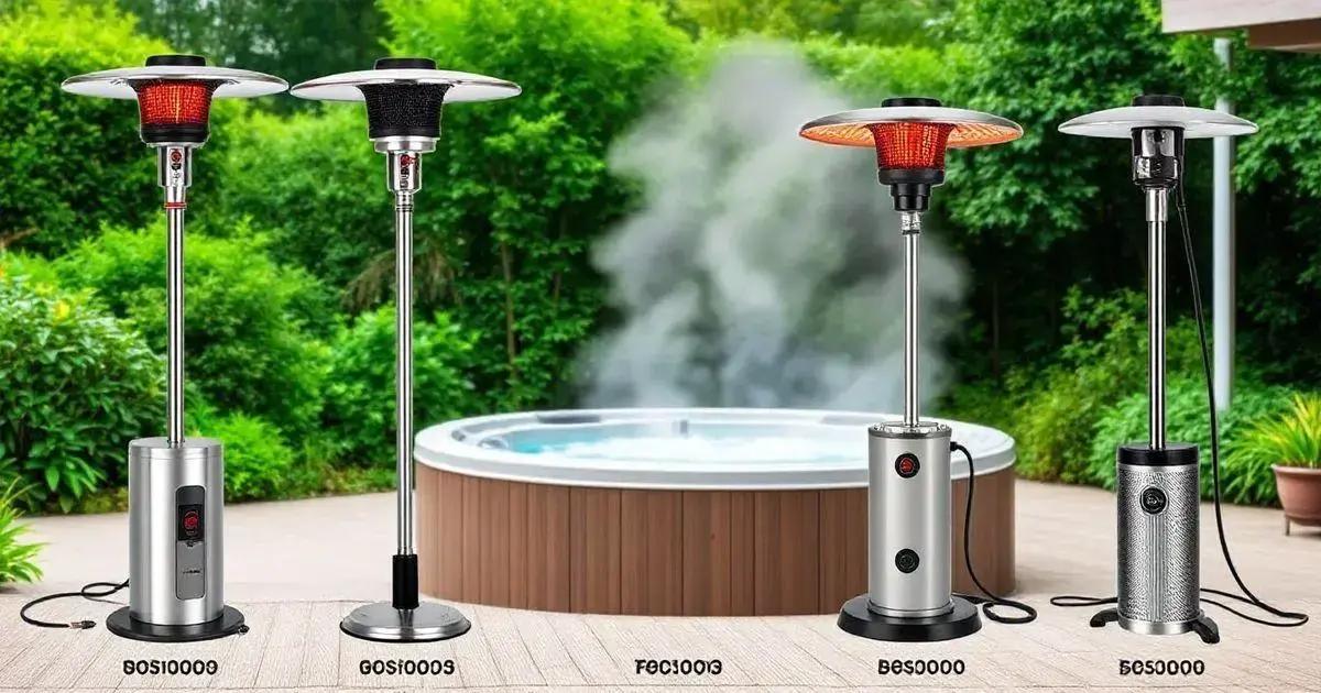 Tipos de aquecedores de spa disponíveis