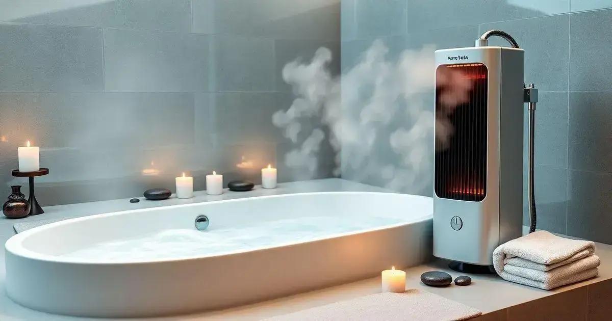 Vantagens do aquecedor a gás para banheiras